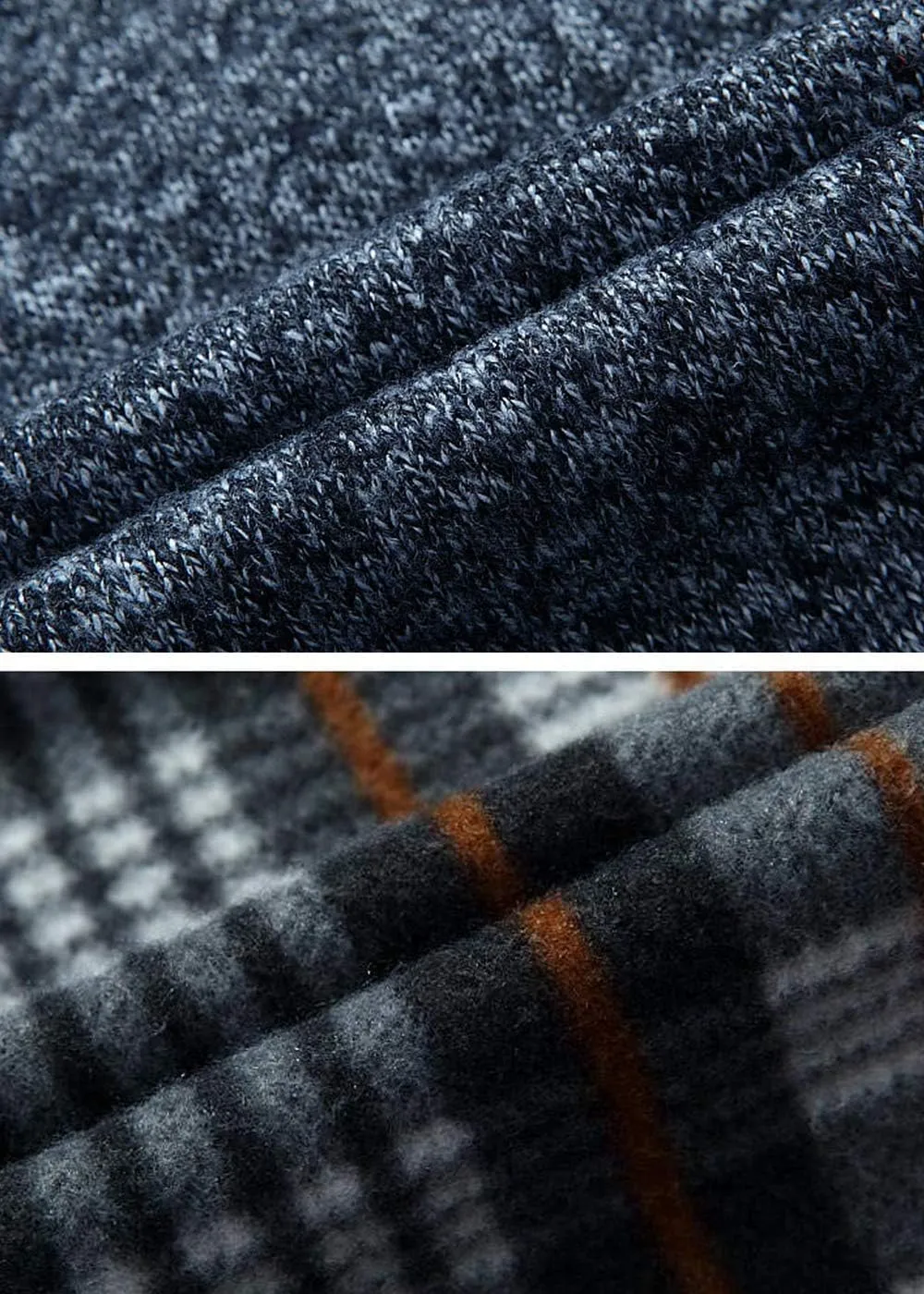 Vcansion Men's Classic Cardigan Sweaters Stand Collar Slim Fit Casual Knitted Sweater