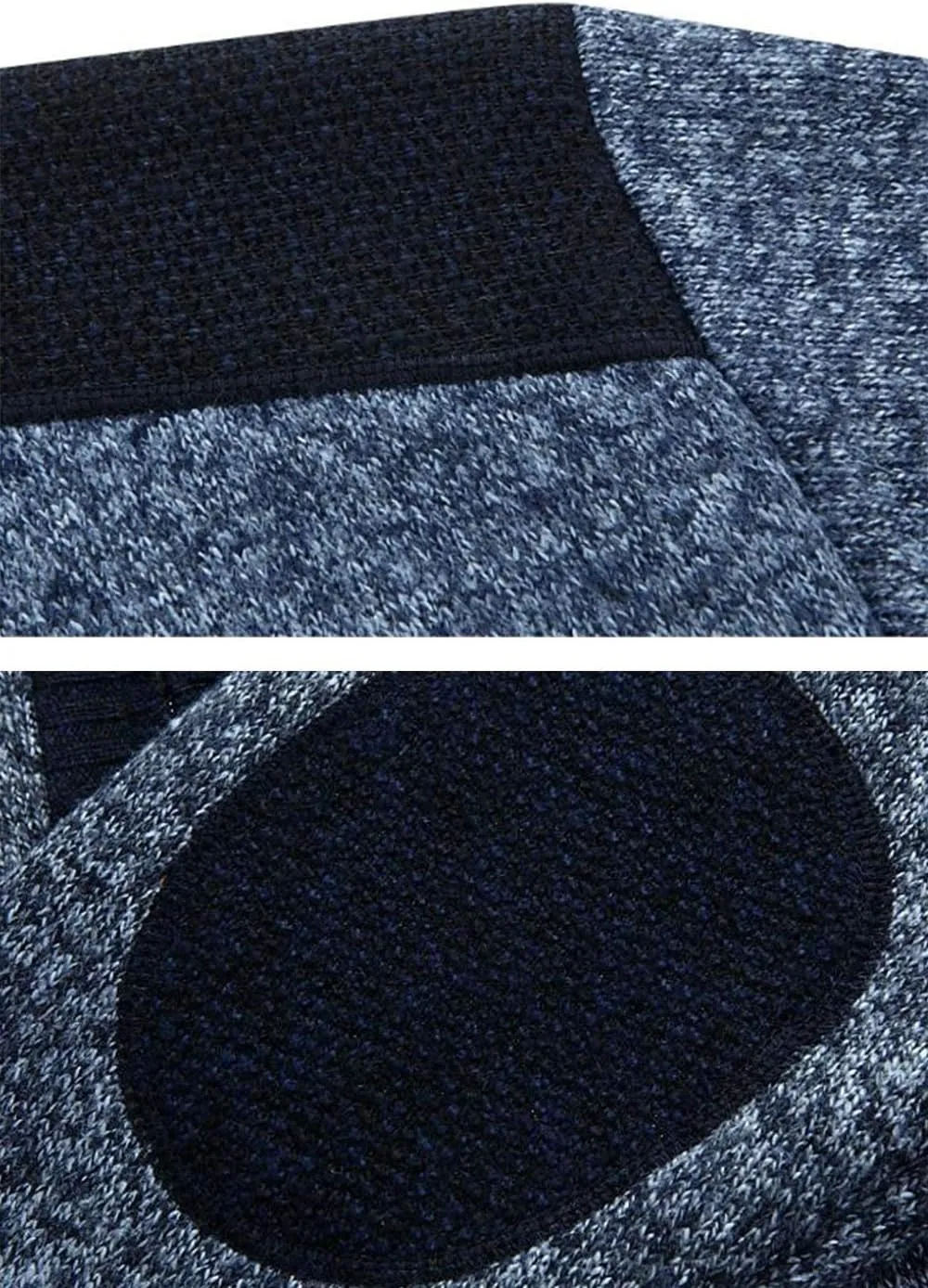 Vcansion Men's Classic Cardigan Sweaters Stand Collar Slim Fit Casual Knitted Sweater
