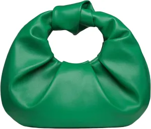 Verdusa Women's Ruched PU Leather Hobo Handbag Clutch Purse
