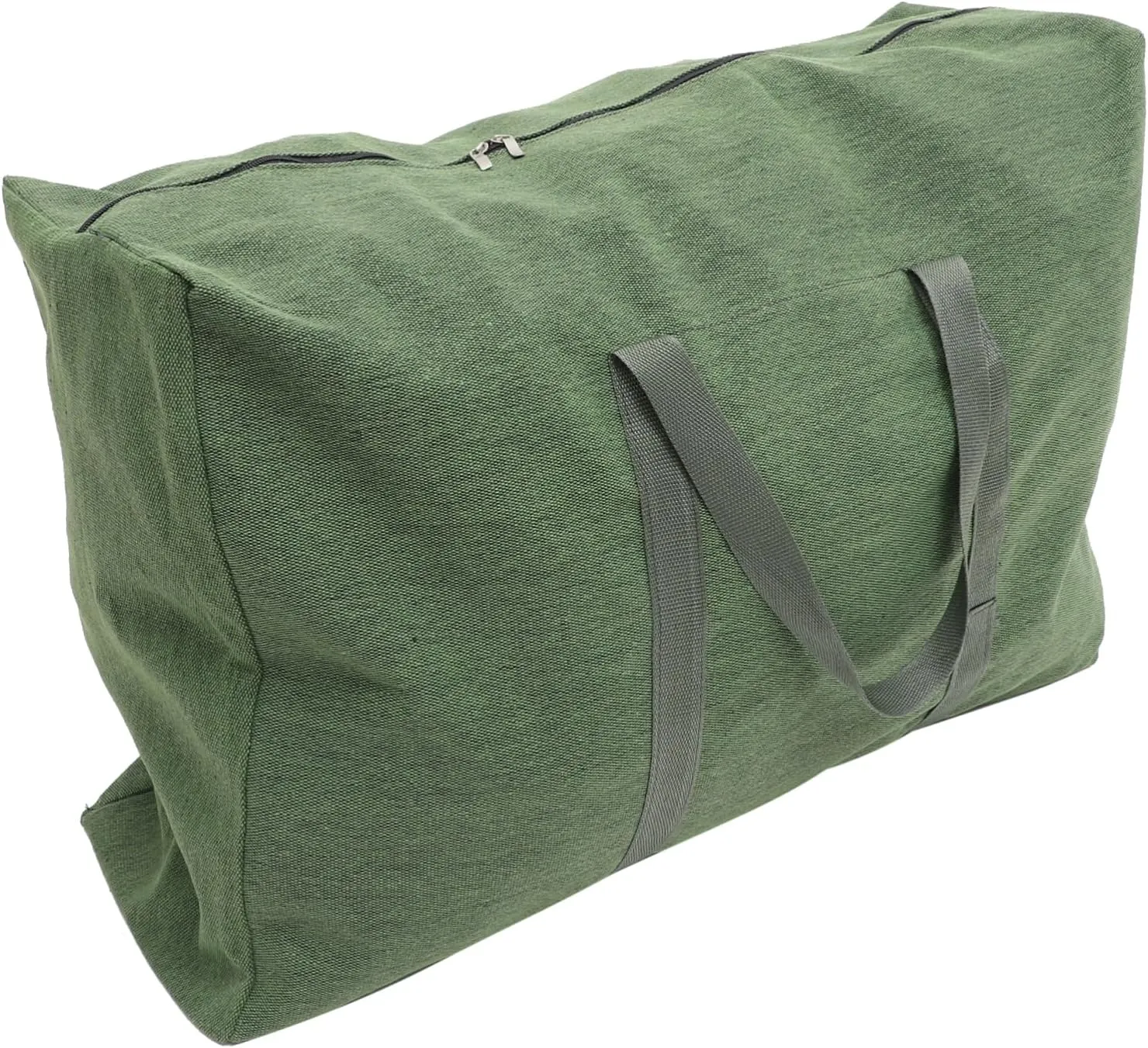 VICASKY Canvas Travel Duffle Bag Large Storage Zipper Handle for Luggage Books and Random Color