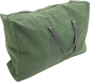 VICASKY Canvas Travel Duffle Bag Large Storage Zipper Handle for Luggage Books and Random Color
