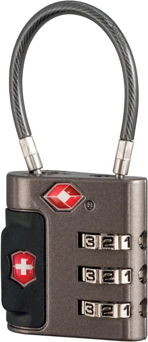 Victorinox Travel Sentry Approved Cable Lock Grey One Size