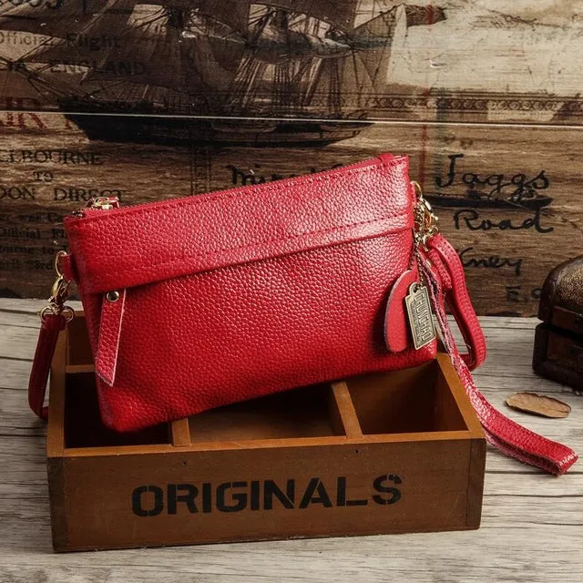 Vintage Cute Small Handbags Genuine leather