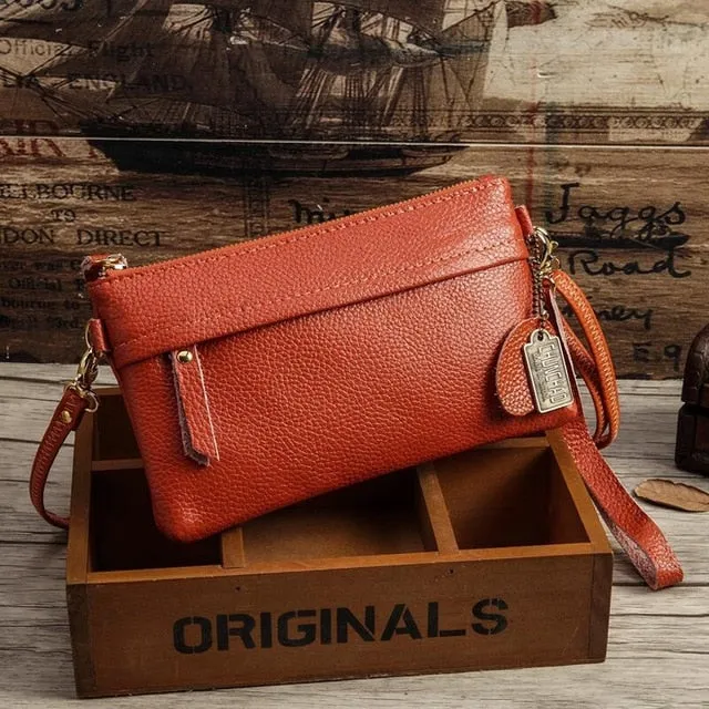 Vintage Cute Small Handbags Genuine leather
