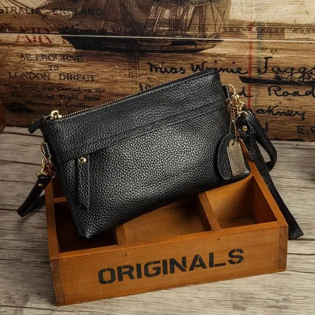 Vintage Cute Small Handbags Genuine leather