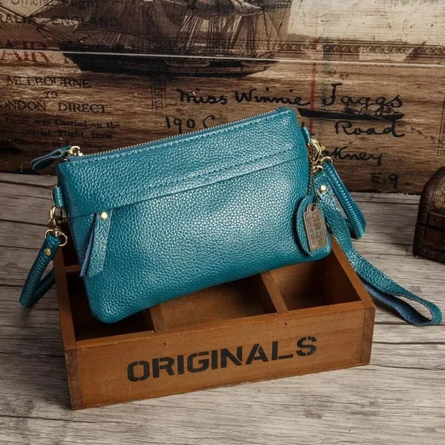 Vintage Cute Small Handbags Genuine leather