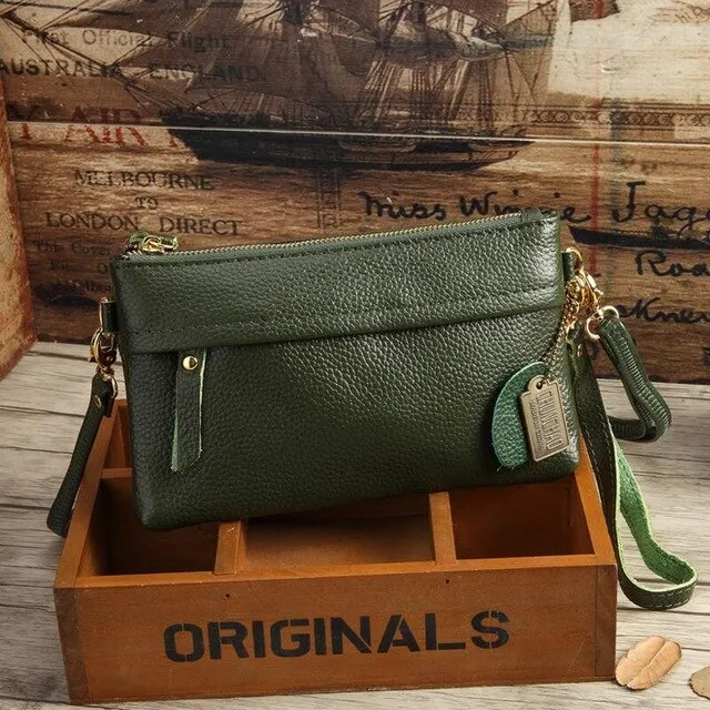 Vintage Cute Small Handbags Genuine leather