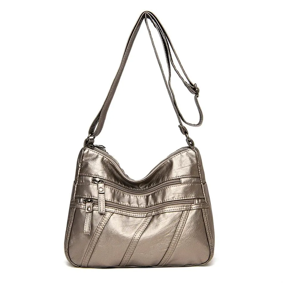 Vintage Leather Women's Bags - Luxury Small Designer Shoulder Crossbody Bag