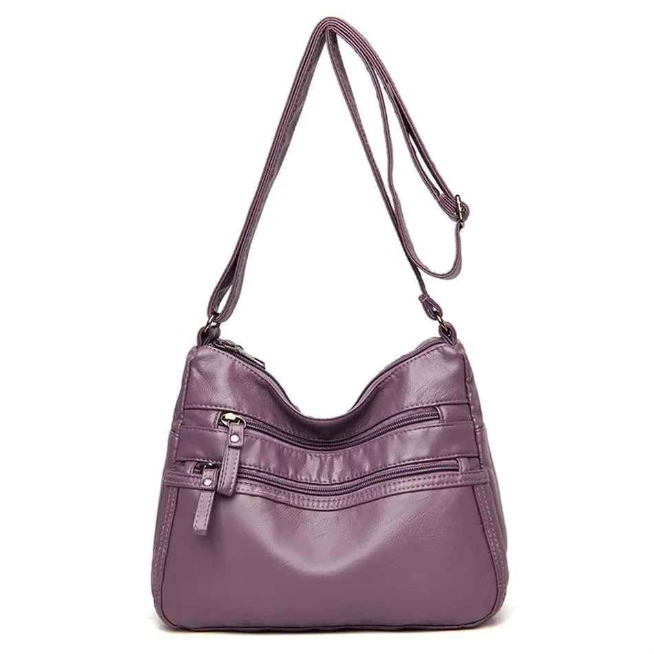 Vintage Leather Women's Bags - Luxury Small Designer Shoulder Crossbody Bag