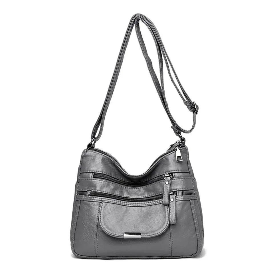 Vintage Leather Women's Bags - Luxury Small Designer Shoulder Crossbody Bag
