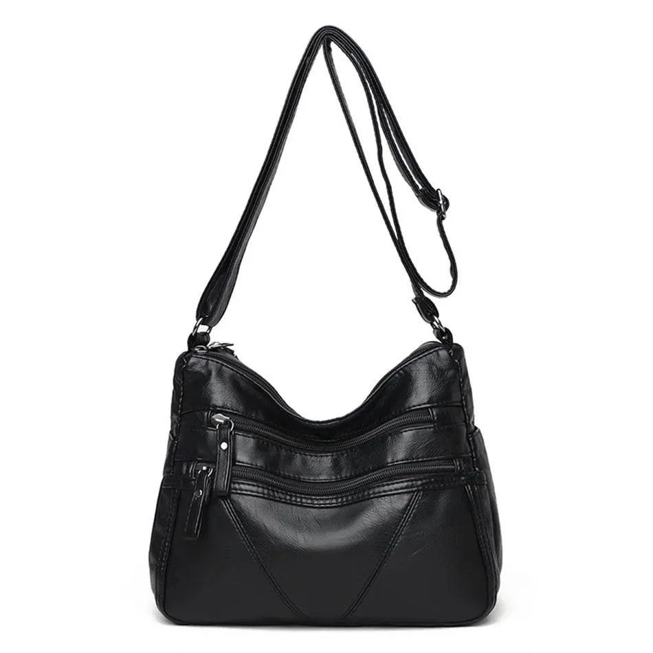 Vintage Leather Women's Bags - Luxury Small Designer Shoulder Crossbody Bag