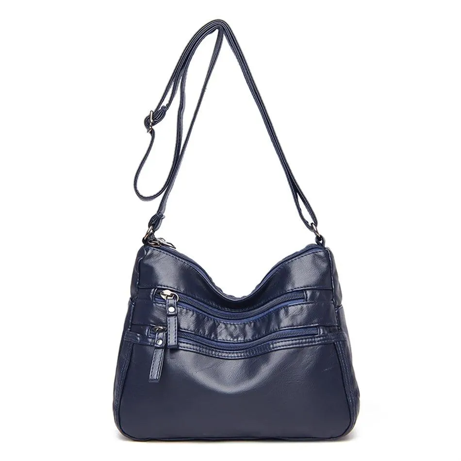 Vintage Leather Women's Bags - Luxury Small Designer Shoulder Crossbody Bag