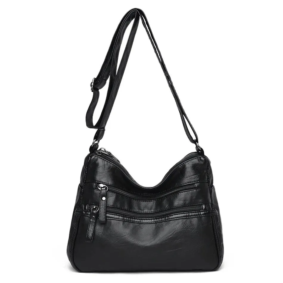 Vintage Leather Women's Bags - Luxury Small Designer Shoulder Crossbody Bag