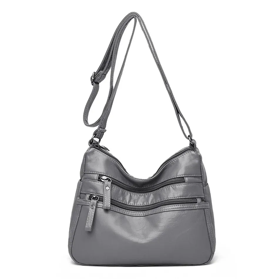 Vintage Leather Women's Bags - Luxury Small Designer Shoulder Crossbody Bag