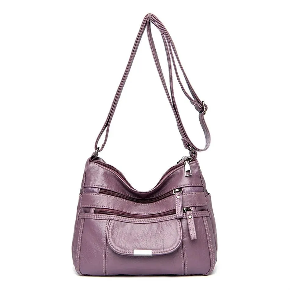 Vintage Leather Women's Bags - Luxury Small Designer Shoulder Crossbody Bag