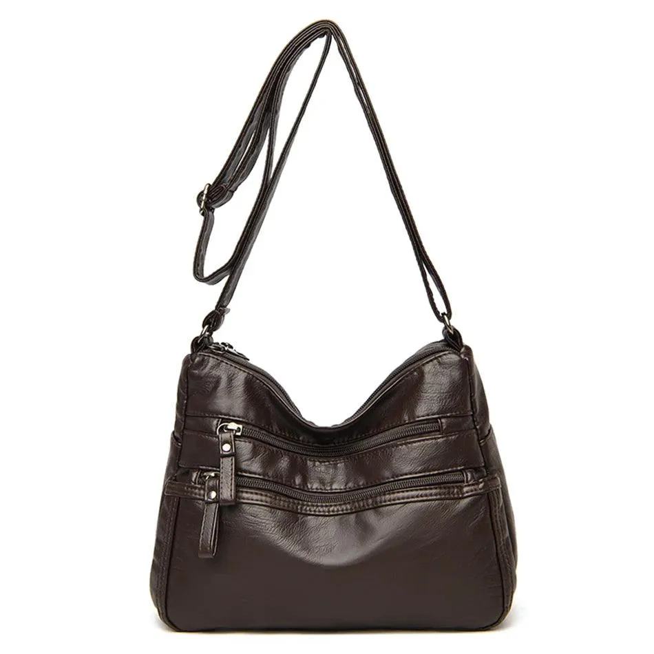 Vintage Leather Women's Bags - Luxury Small Designer Shoulder Crossbody Bag