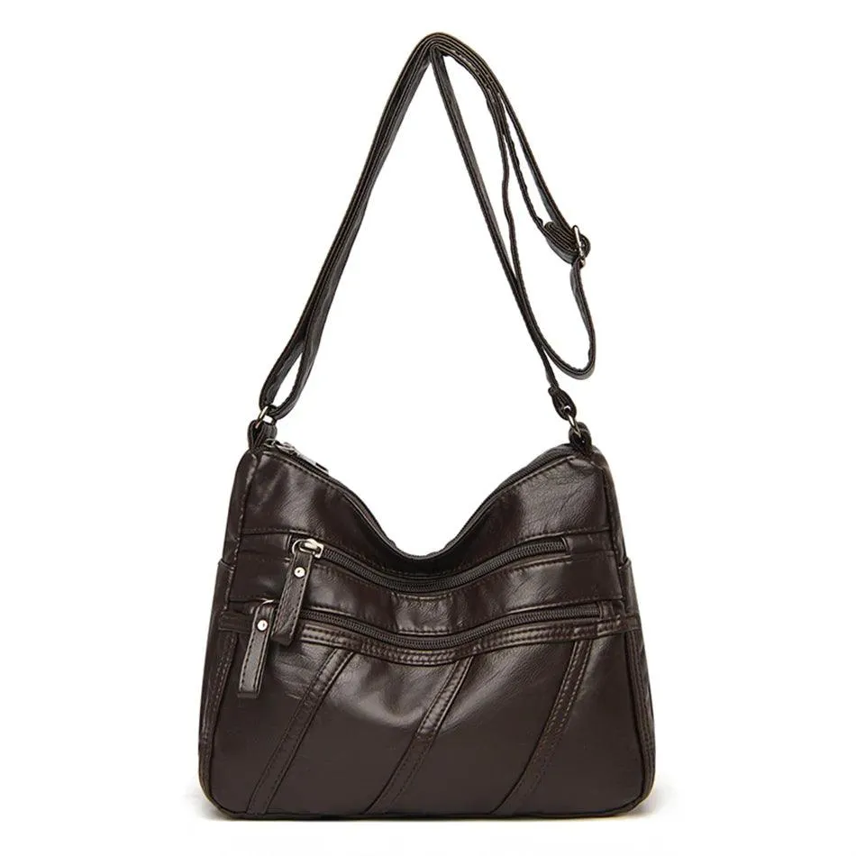 Vintage Leather Women's Bags - Luxury Small Designer Shoulder Crossbody Bag