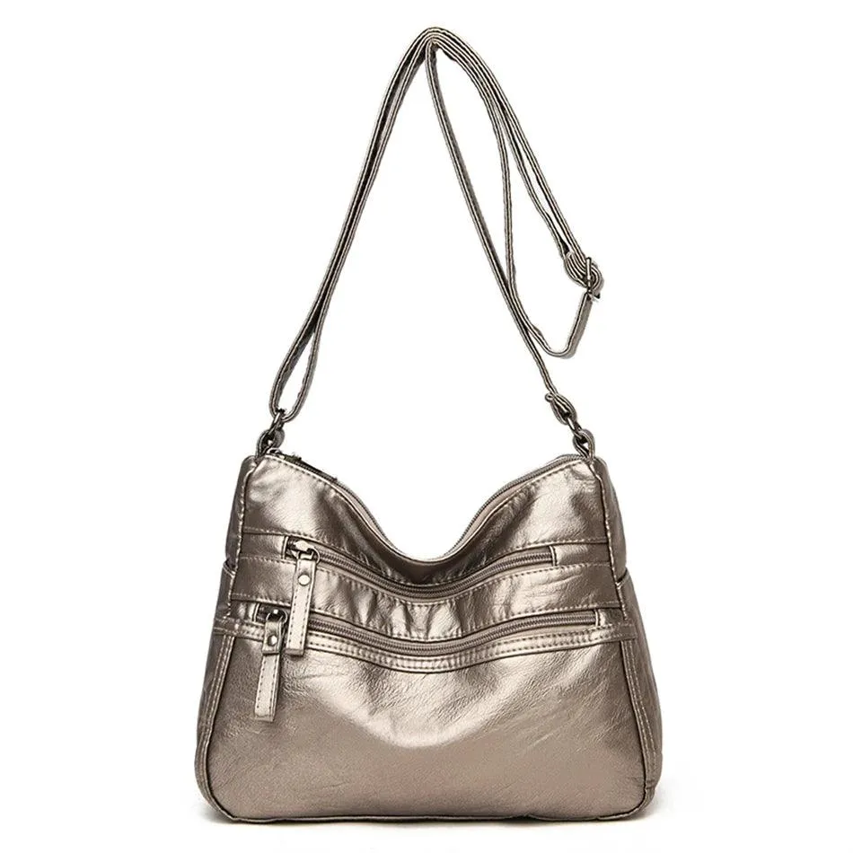 Vintage Leather Women's Bags - Luxury Small Designer Shoulder Crossbody Bag