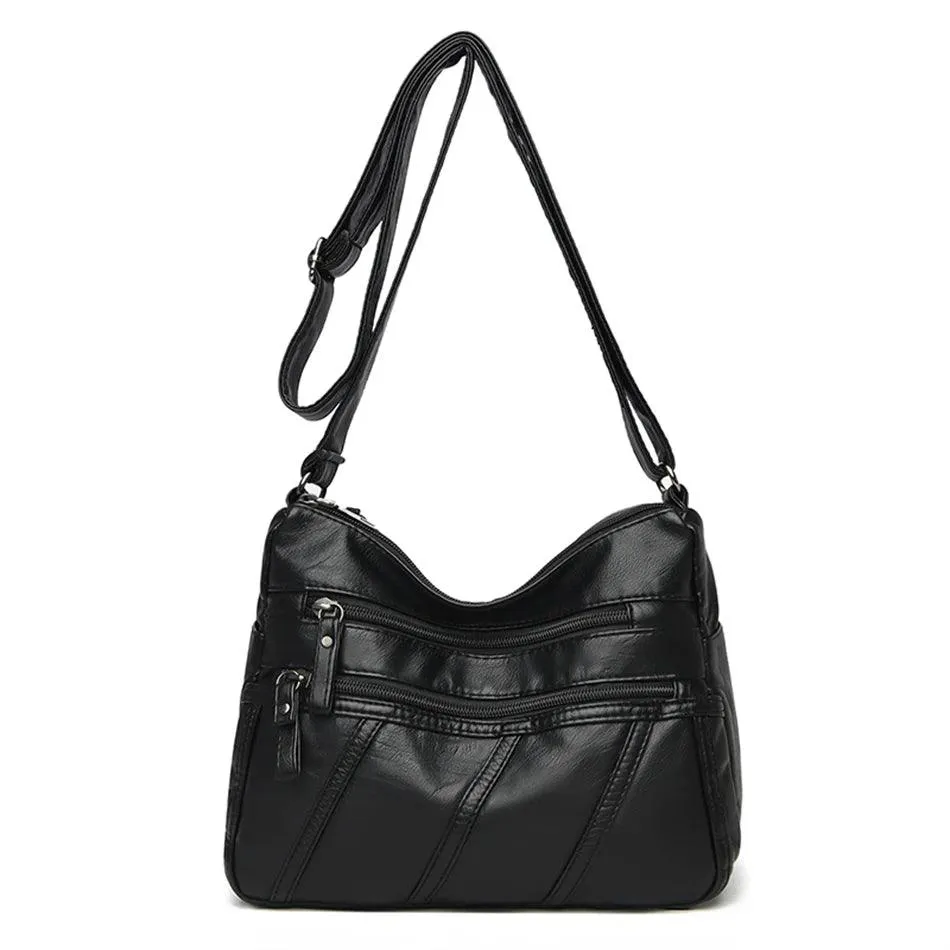 Vintage Leather Women's Bags - Luxury Small Designer Shoulder Crossbody Bag
