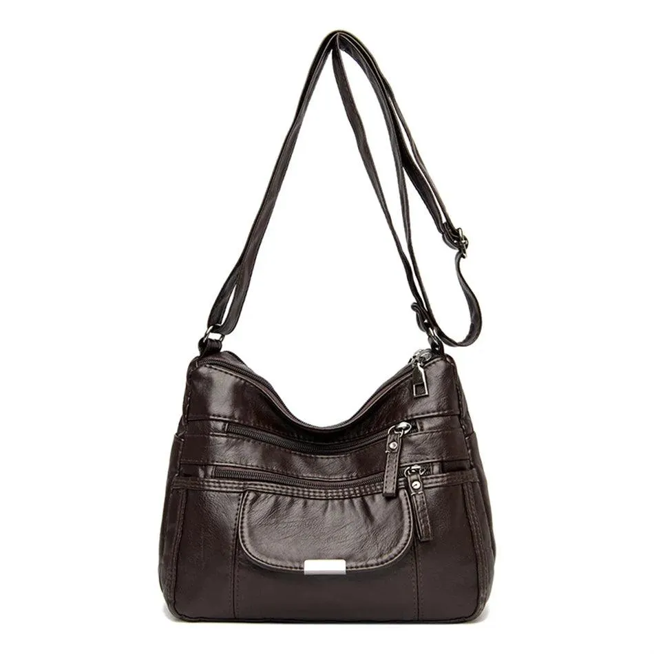 Vintage Leather Women's Bags - Luxury Small Designer Shoulder Crossbody Bag