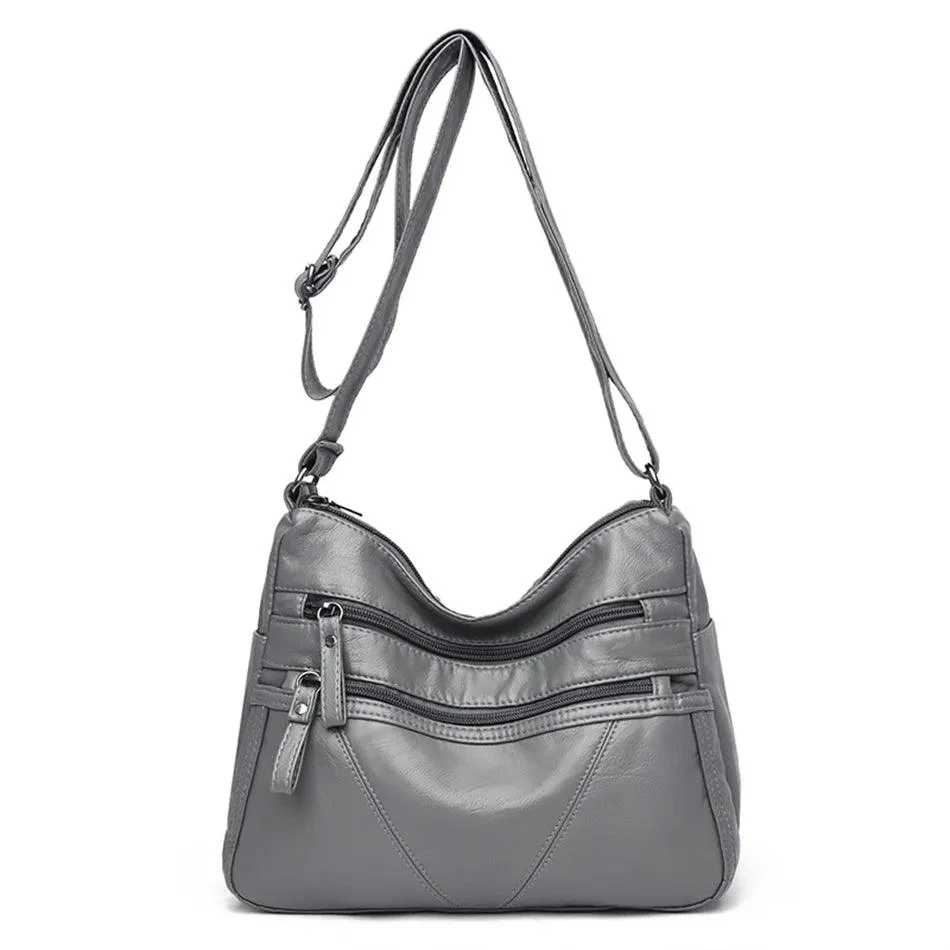 Vintage Leather Women's Bags - Luxury Small Designer Shoulder Crossbody Bag