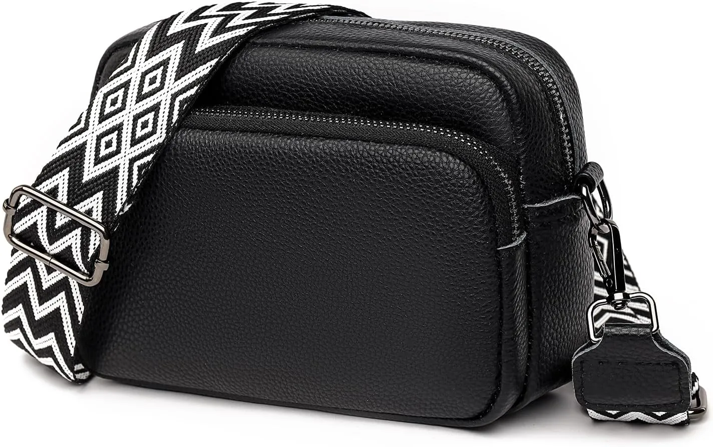 VODIU Crossbody Bags for Women Purses Handbags Leather Shoulder Bag with Guitar Strap Cross Body Bag for Woman Trendy Purse