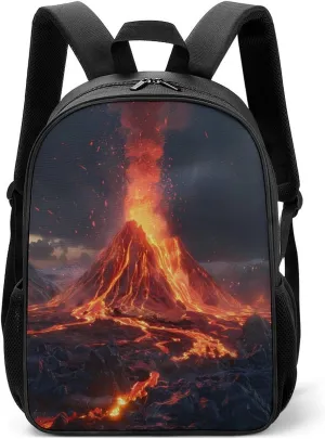 Volcano Eruption(1) Backpack Travel Backpack Daypack Purse Shoulder Bag Casual Daily Bag for Unisex