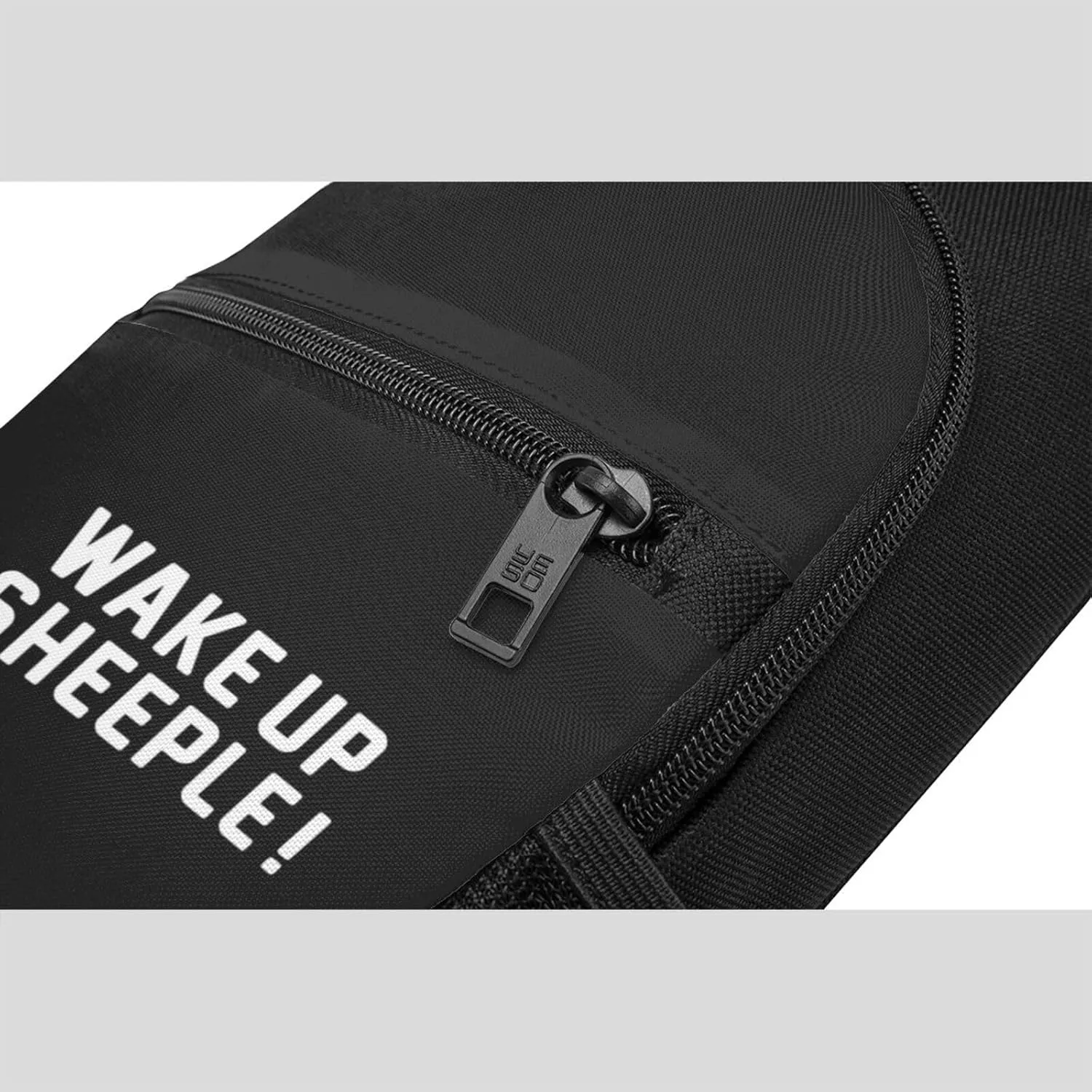 Wake Up Sheeple Unisex Chest Bag Lightweight Crossbody Shoulder Bag Travel Pocket