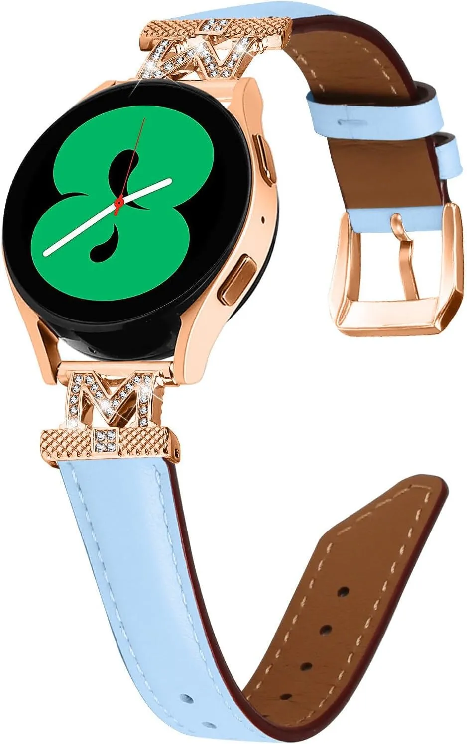 Watch Bands Compatible With Galaxy Watch 3 41mm Bracelets,Adjustable Genuine Leather Wrist Strap with Metal Buckle for Galaxy Watch 42mm/Active/Active2/Gear S2 SmartWatch