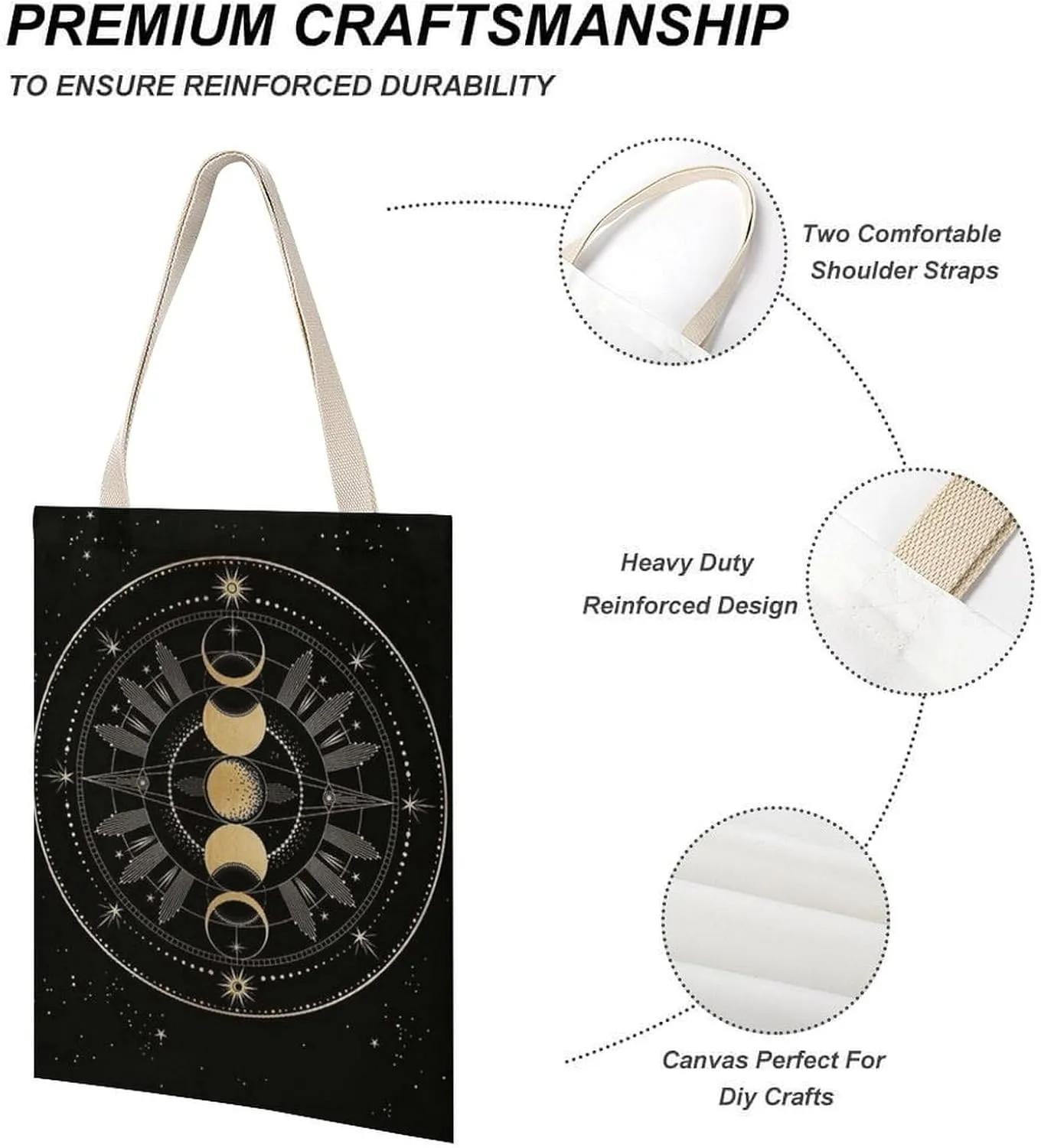 Water Fire Softball Baseball Portable Canvas Tote Bag with Double-sided Printing Unisex