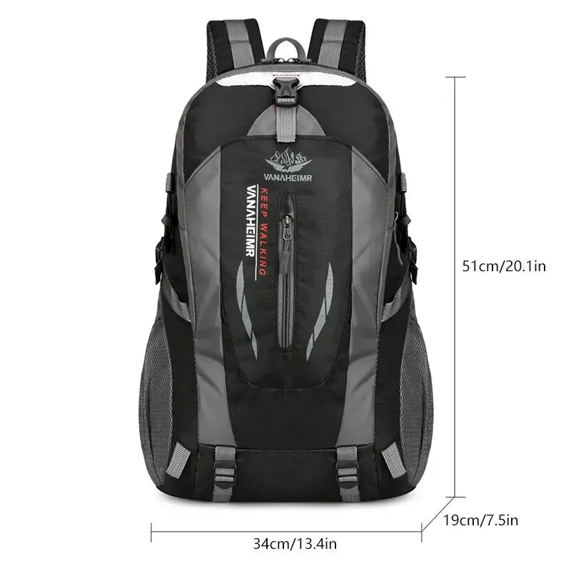 Water Resistant Outdoor Travel Backpack 20lt