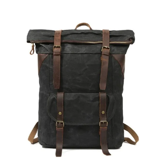 Waterproof Canvas Backpack