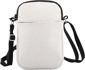 WCGXKO Cartoon Tv Show Merchandise Burgers Inspired Gift In My Bob Era Crossbody Bag Animated Tv Show (Burger Cr)