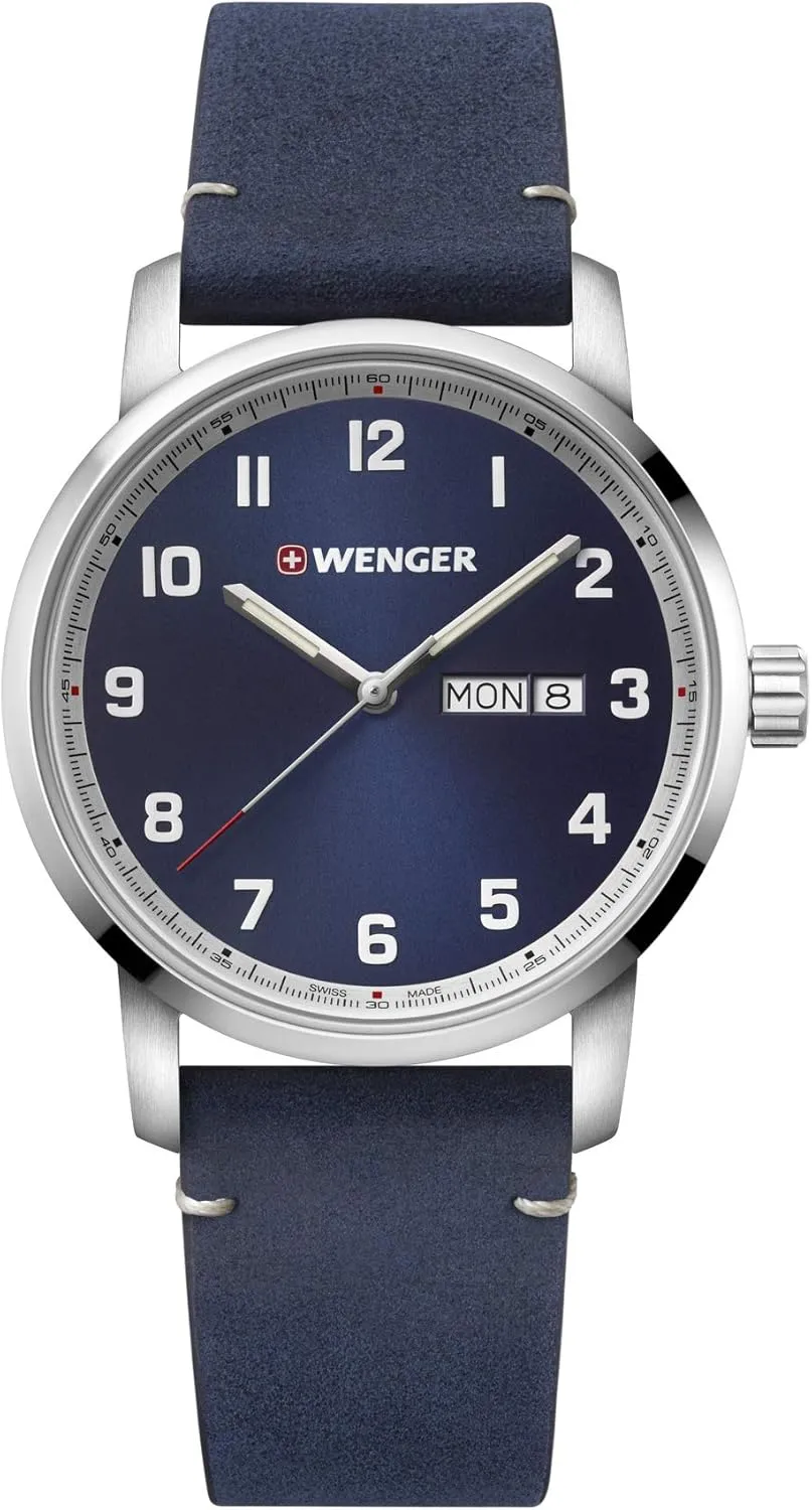[Wenger] Men's Watch 01.1541.115 Genuine Imported Blue