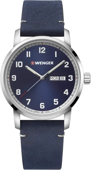 [Wenger] Men's Watch 01.1541.115 Genuine Imported Blue