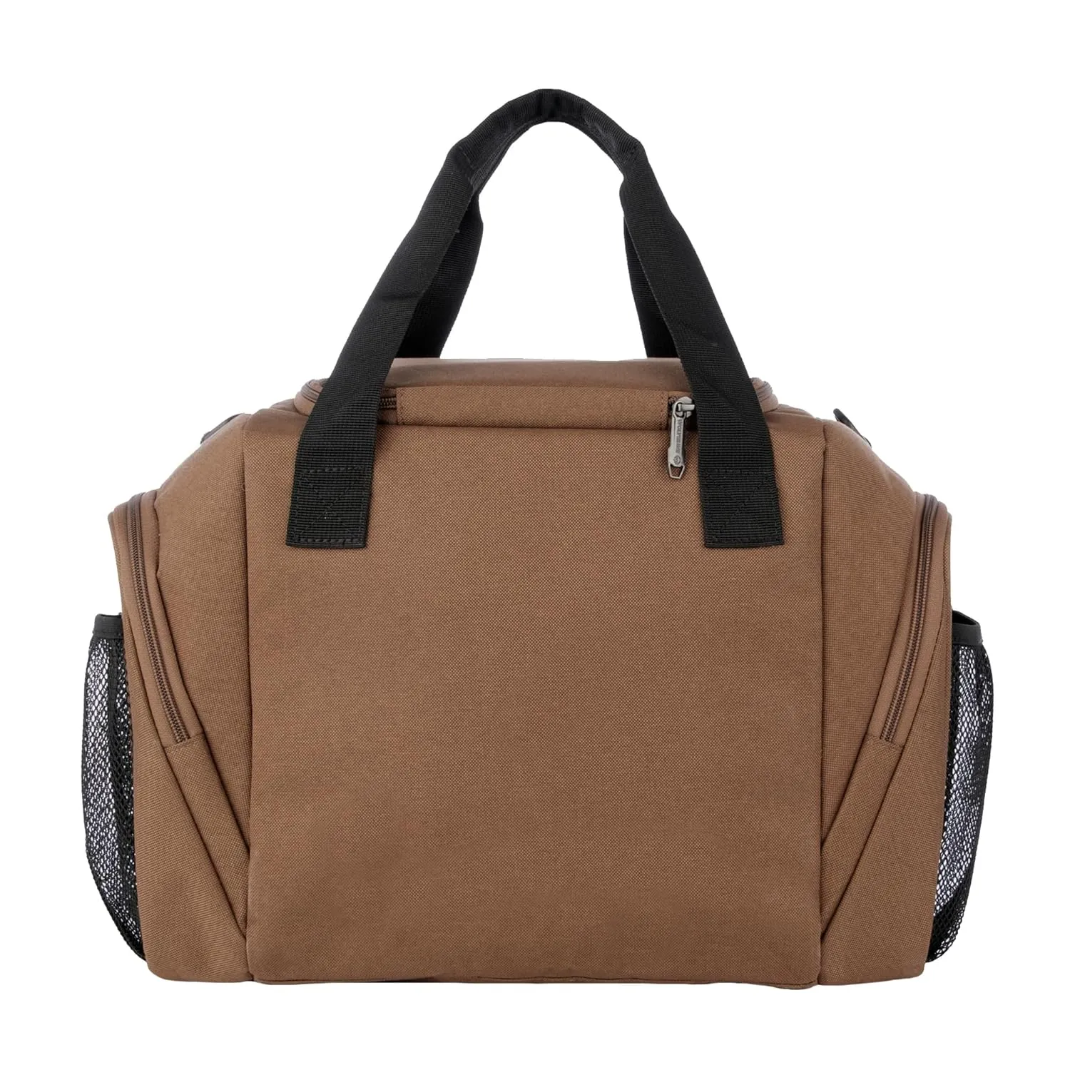 Wolverine Duffel Coolers | 30 Can Capacity | Insulated | Reusable | Heavy Duty | Adjustable | Travel | Worksite | Outdoor | Tailgating | Durable | Polyester Canvas | Large Capacity - Chestnut
