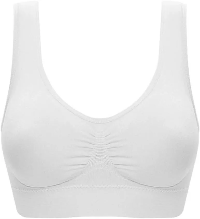 Woman's Wireless Sports Bra Gathered Together Large Size Daily Bra Breathable No Rims Bra Multipacks 2PC-5PC