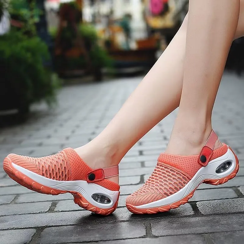 Women Breathable Mesh Air Sole Sport Sandals for Outdoor Walking Beach Vacation