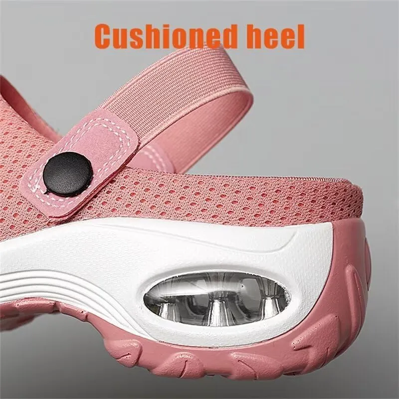 Women Breathable Mesh Air Sole Sport Sandals for Outdoor Walking Beach Vacation