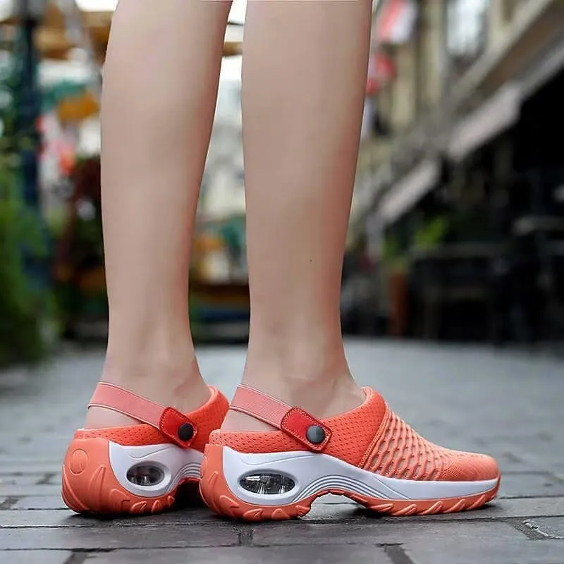 Women Breathable Mesh Air Sole Sport Sandals for Outdoor Walking Beach Vacation