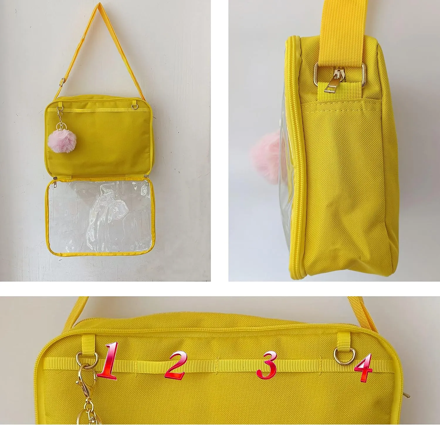 Women Duffle Bag JK Handbag Pvc Canvas Shoulder Bag