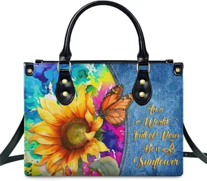 Women Leather Handbag Gift, Casual Crossbody Satchel Bag, Fashion Tote Bag Purses Gifts for Shopping Work Business Travel
