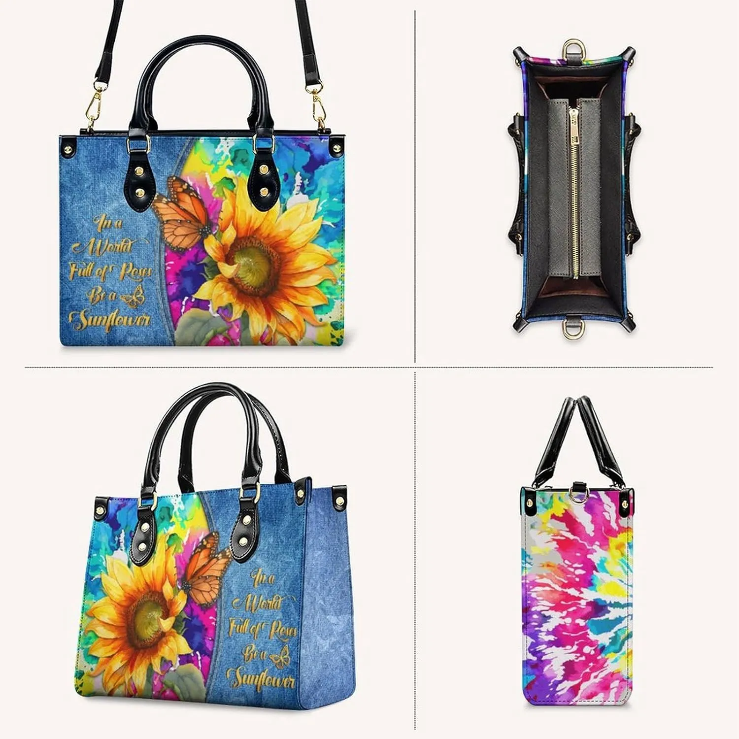 Women Leather Handbag Gift, Casual Crossbody Satchel Bag, Fashion Tote Bag Purses Gifts for Shopping Work Business Travel