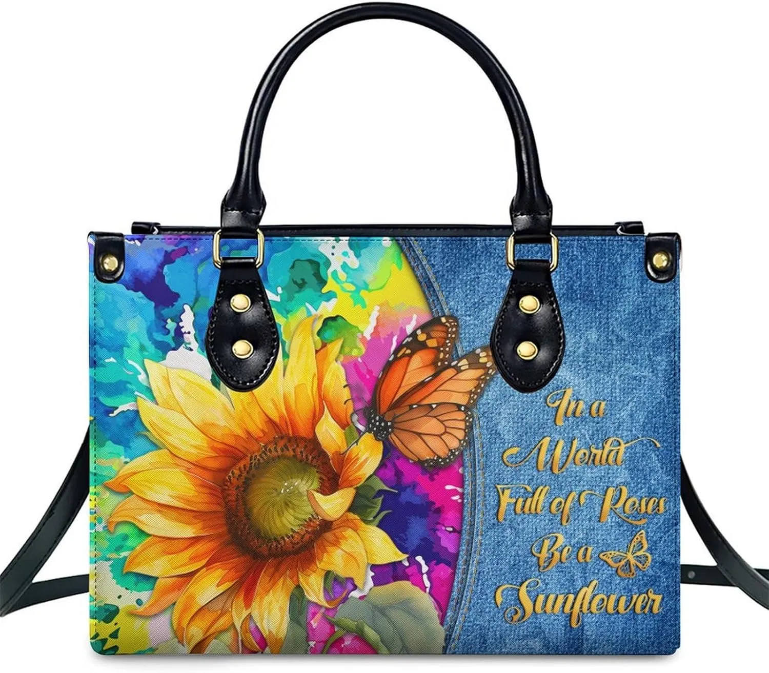 Women Leather Handbag Gift, Casual Crossbody Satchel Bag, Fashion Tote Bag Purses Gifts for Shopping Work Business Travel