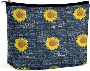 Women PU Leather Cosmetic Bag, Makeup Case Purse Holder Zipper Pouch Handbag Organizer Toiletry Storage 6.8x5.9x2.3 in
