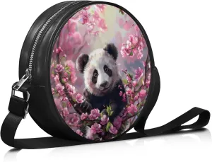 Women Round Crossbody Bag Ladies Sling Bag Cross Body Bag