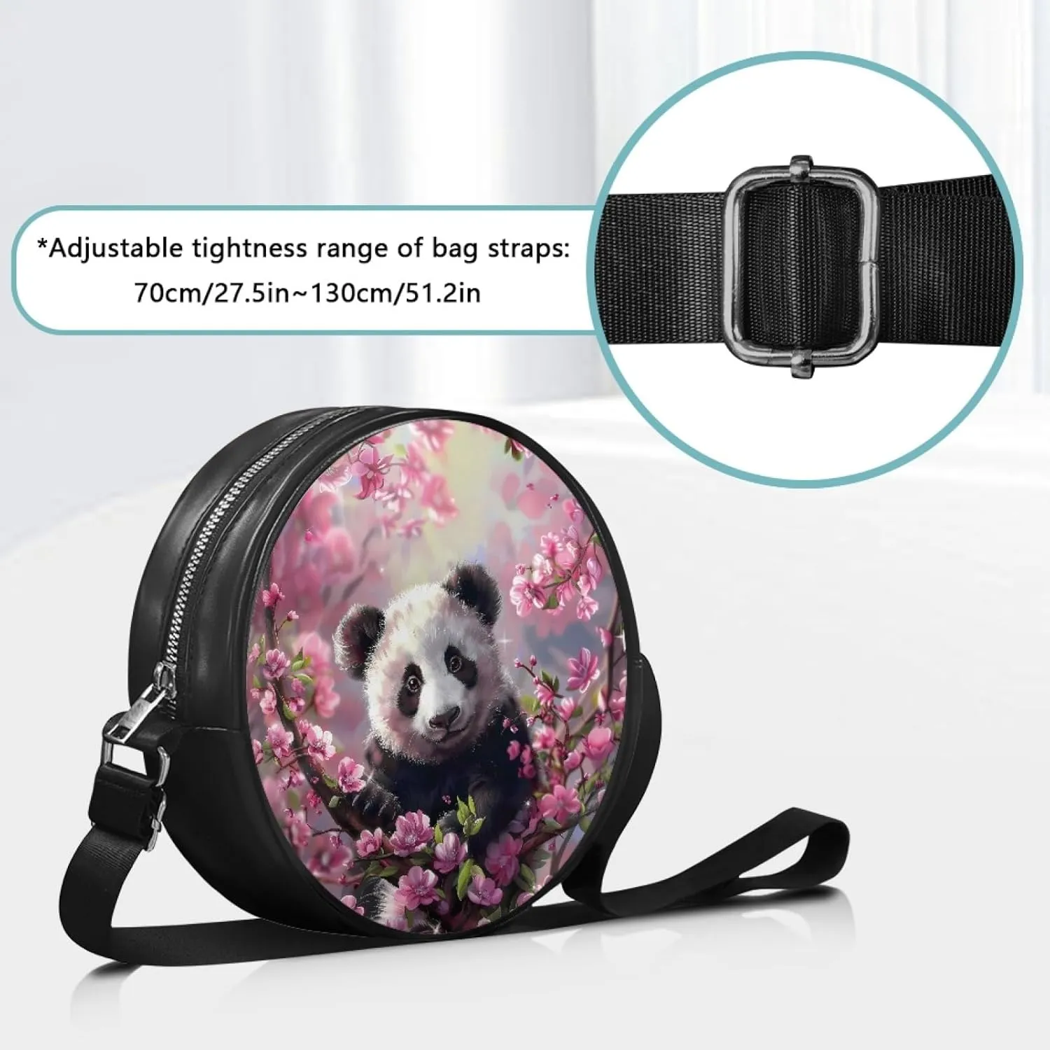 Women Round Crossbody Bag Ladies Sling Bag Cross Body Bag