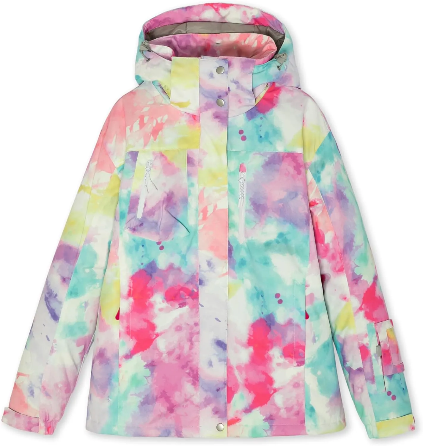 Women Ski Jacket Waterproof Insulated With Hooded Snow Coat for Winter Outdoor Skiing Snowboarding