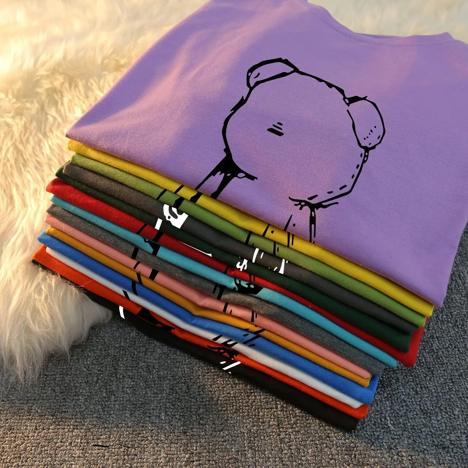 Women T Shirt Cute Bear Printed Kawaii Tops Summer Clothes Harajuku Graphic T Shirts