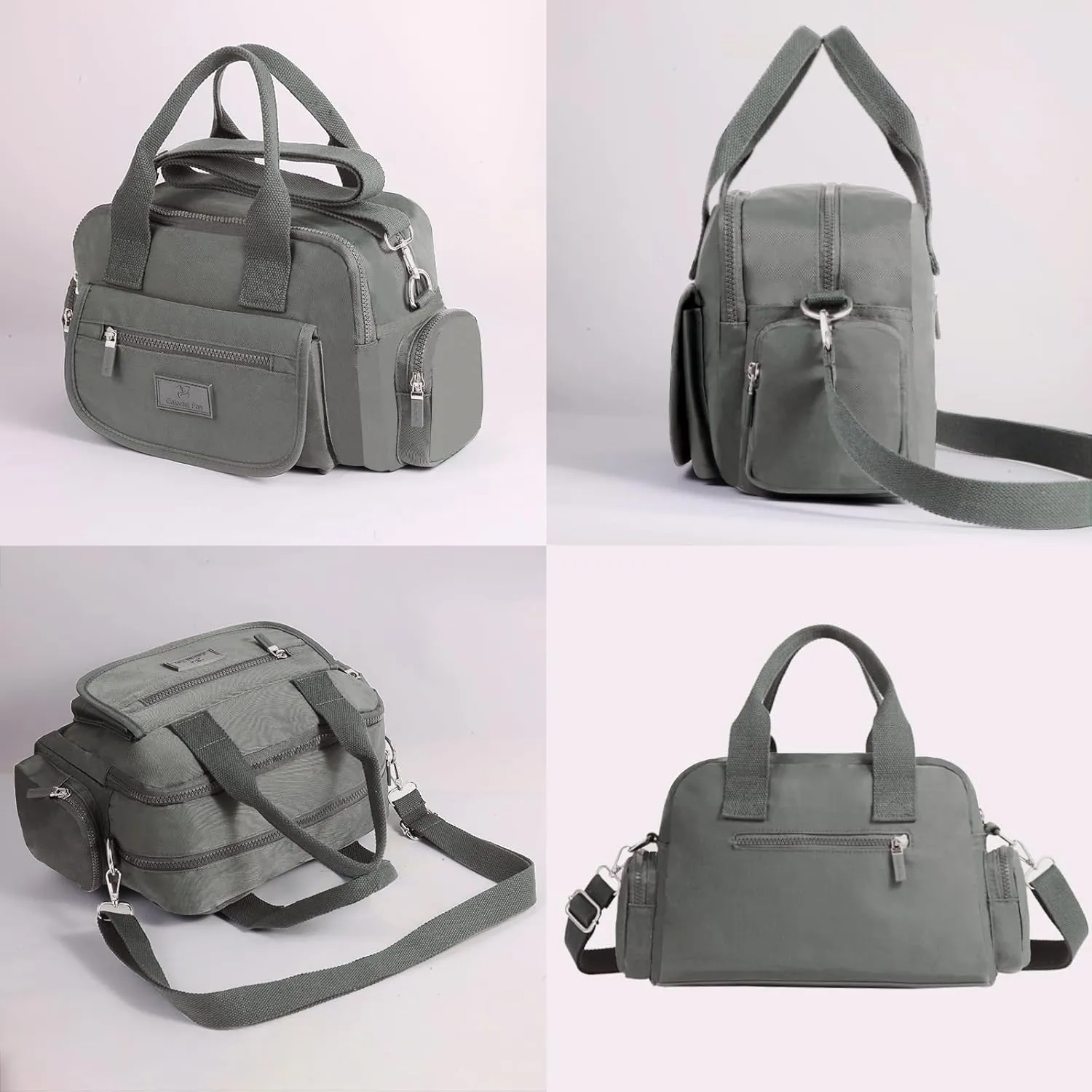 Women's Casual Shoulder Bag, Large Capacity Crossbody Bag, High-Density Nylon Waterproof Travel Wallet